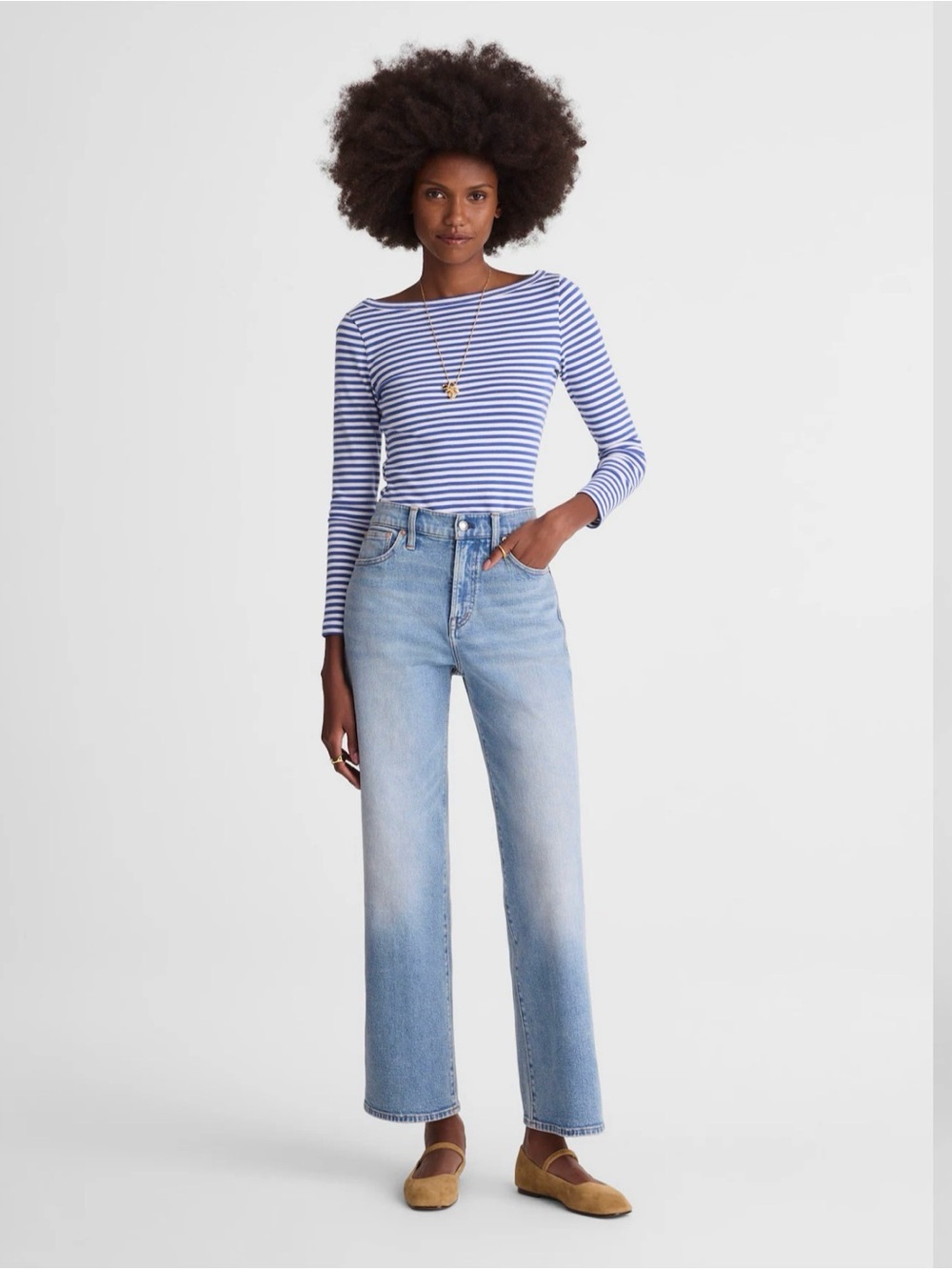 Madewell The Perfect Vintage Wide-Leg Crop Jean